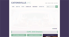 Desktop Screenshot of catonsvilleumc.org